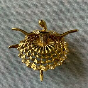 Vintage Bellerina Brooch